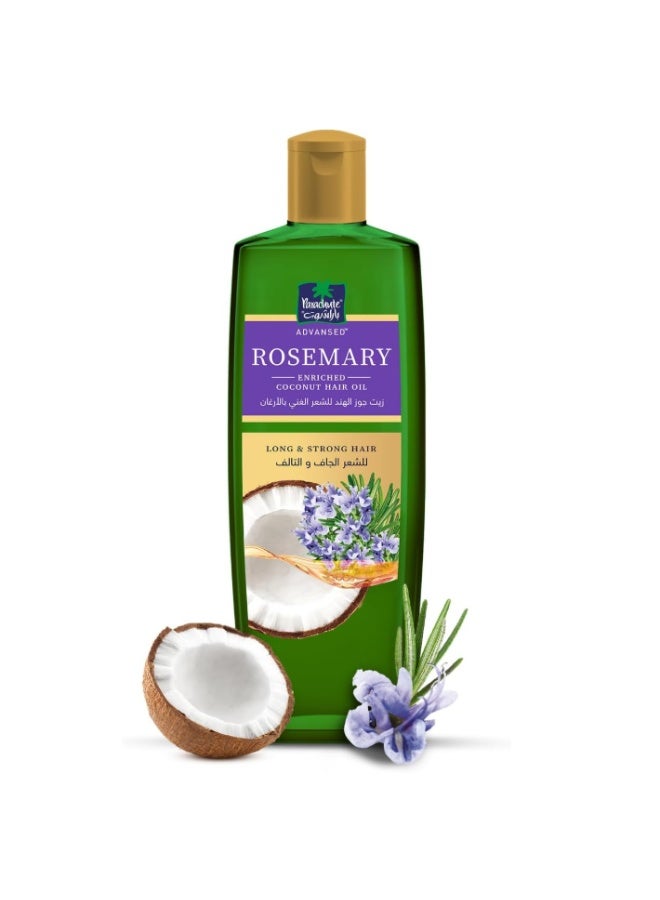 Parachute Advansed Rosemary Enriched Coconut Hair Oil – For Long, Thick & Strong Hair, 200 ml - Image 1